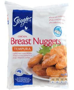 steggles tempura nuggets
