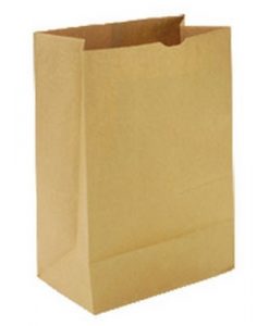 Brown Paper Bag Square GPL (500) - Foodbiz Wholesale Distributors